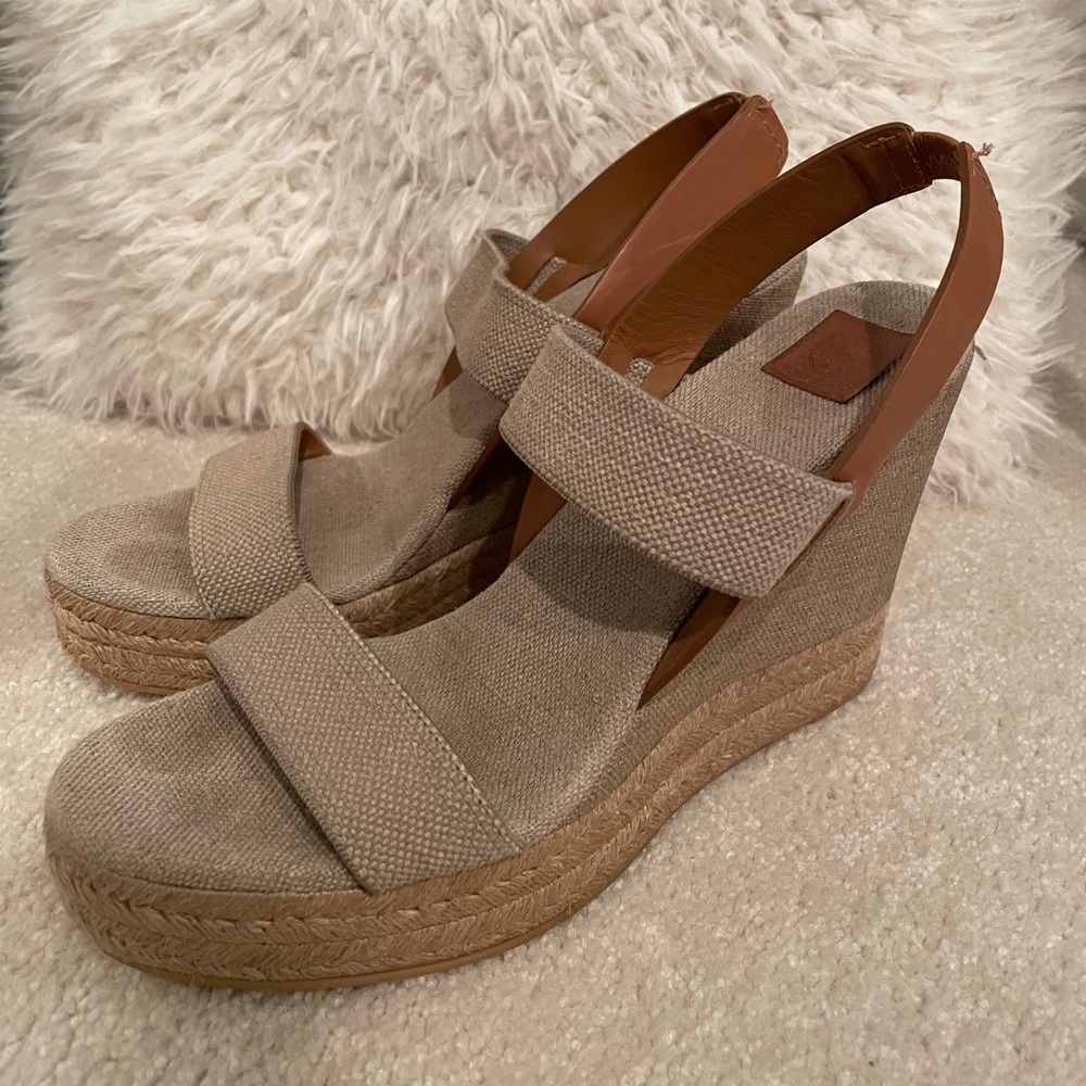 Tory Burch Heeled Espadrille Sandals! Size 8